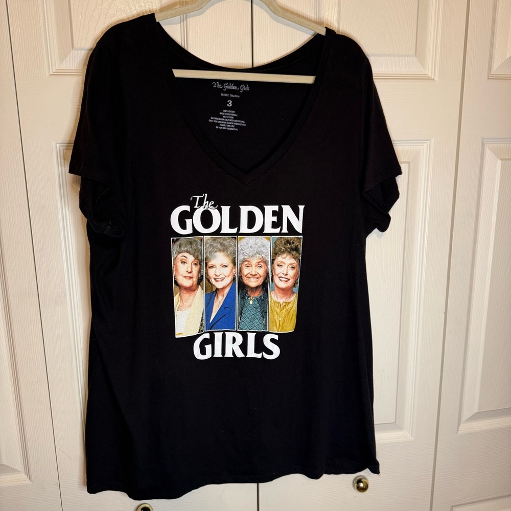 Torrid Black Golden Girls Graphic Tee - Size 3